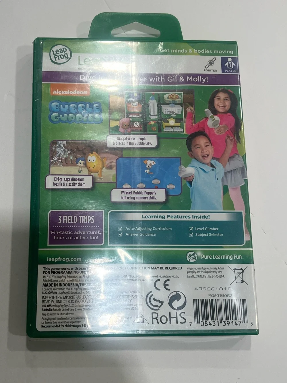 LeapFrog LeapTV Bubble Guppies Video Game